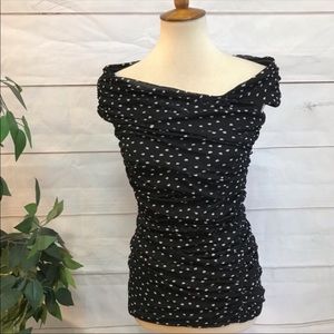 White House black market off shoulder top XS